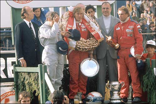 Подиум Гран При Германии'76