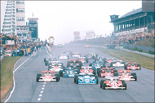 Старт Гран При Германии'76