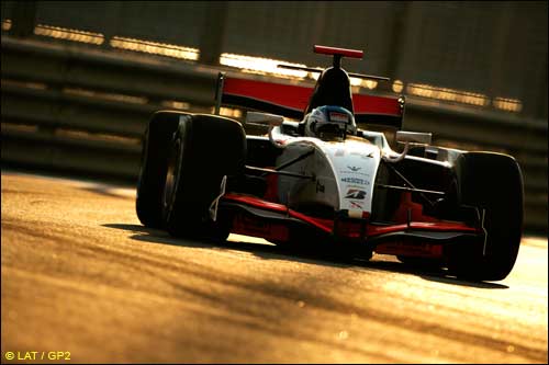 Фабио Ляймер на тестах GP2 в Абу-Даби