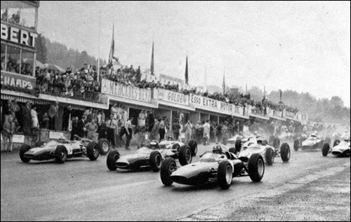 Старт Гран При Бельгии 1963 года