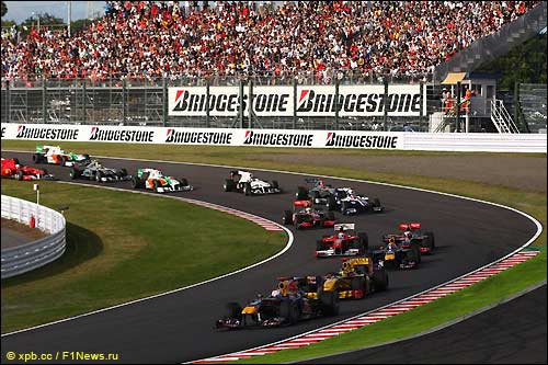 Старт Гран При Японии, 2010 год