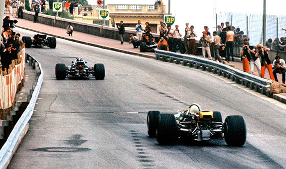Новые меры безопасности на Гран При Монако 1969 года