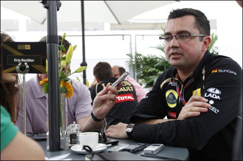 Руководитель и управляющий директор Lotus Renault GP Эрик Булье
