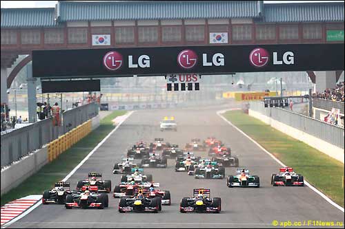 Старт Гран При Кореи 2012