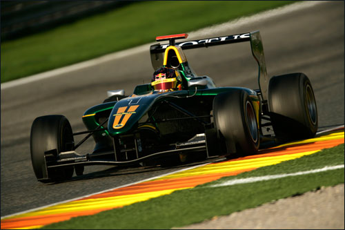 Даниэль Аби на тестах GP3 в Валенсии