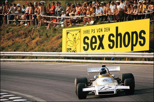 Карлос Рёйтеман (Brabham) на Гран При Австрии 1972 года
