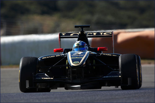 Ааро Вайнио на тестах GP3 в Эшториле