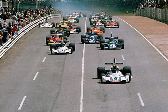 Старт Гран При ЮАР 1975 года