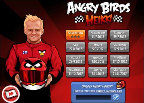 Скриншот новой версии игры Angry Birds