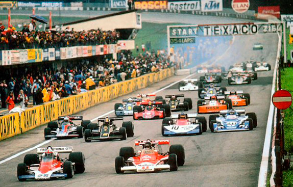 Старт Гран При Австрии 1976 года