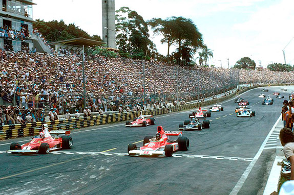 Старт Гран При Бразилии 1976 года
