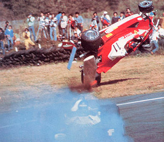 Авария Жиля Вильнёва и Ронни Петерсона на Гран При Японии 1977 года