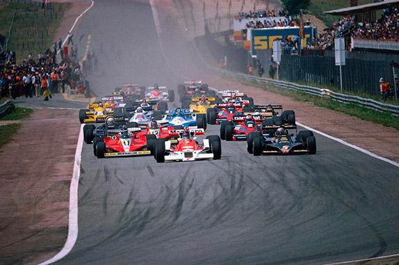 Старт Гран При Испании 1978 года