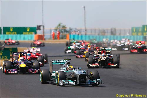 Старт Гран При Венгрии 2013