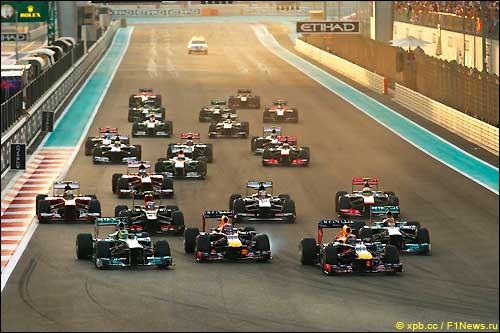 Старт Гран При Абу-Даби 2013