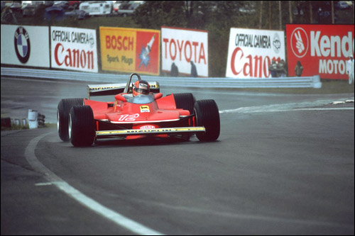 Жиль Вильнёв на Гран При США в Уоткинс-Глен в 1979 году