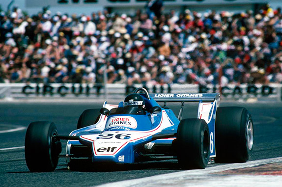 Жак Лаффит на Гран При Франции 1980 года