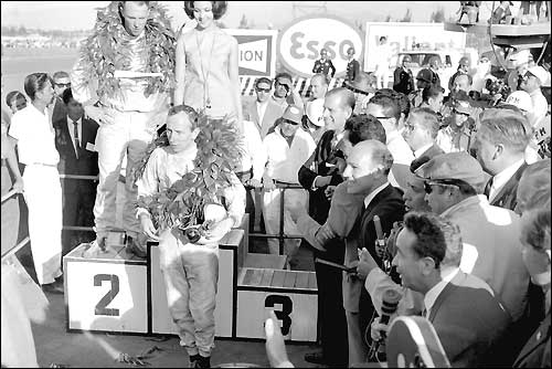 Подиум Гран При Мексики'64