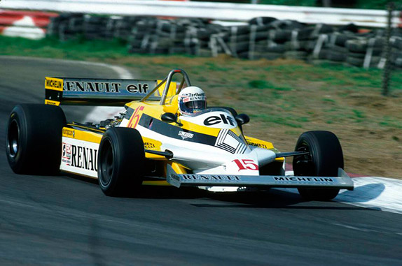 Ален Прост на Гран При Бельгии 1981 года