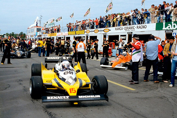 Ален Прост на тренировке на Гран При Канады 1981 года