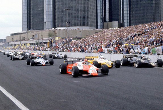 Стартовая решётка Гран При Детройта 1982 года
