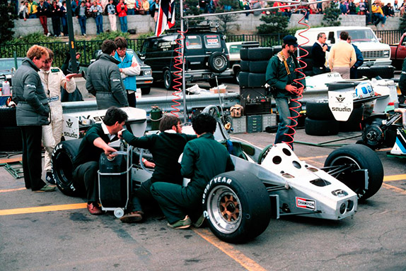 Команда Williams на Гран При Детройта 1982 года