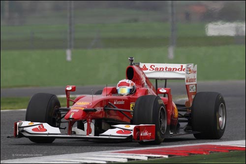 Даниэль Хункаделла на тестах Ferrari F1