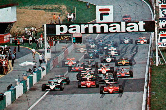 Старт Гран При Австрии 1983 года