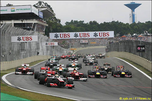 Старт Гран При Бразилии, 2012 год