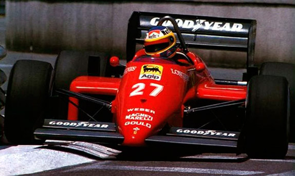 Микеле Альборето на Гран При Монако 1985 года