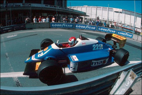 Аллен Берг на Гран При Детройта, 1986 год