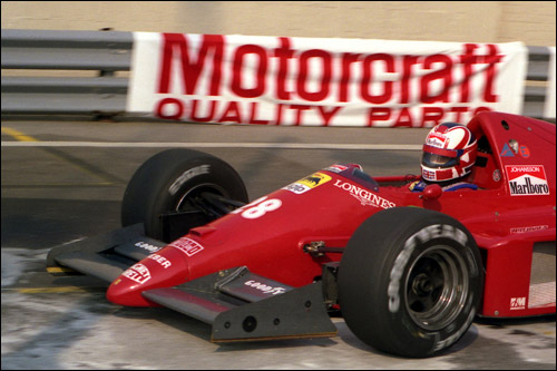 Стефан Йохансон на Гран При Детройта 1986 года