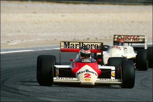 Стефан Йохансон и Эдди Чивер на Гран При Венгрии 1987 года