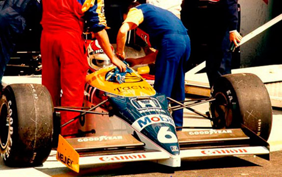 Нельсон Пике на Гран При Мексики 1987 года