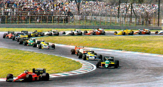 Старт Гран При Мексики 1987 года