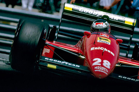 Герхард Бергер на Гран При Монако 1988 года