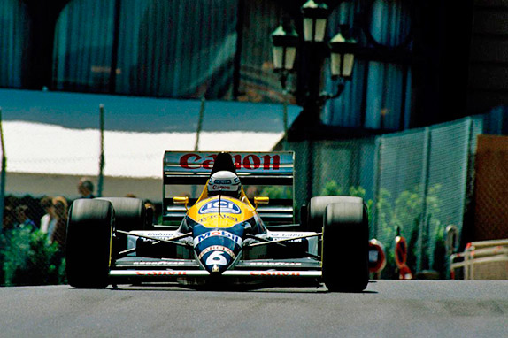 Риккардо Патрезе (Williams) на Гран При Монако 1988 года
