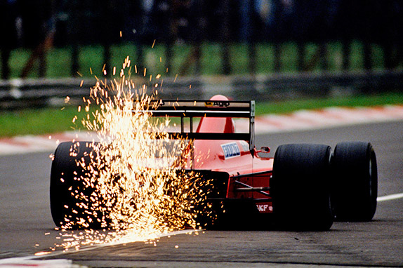 Герхард Бергер на Гран При Италии 1989 года