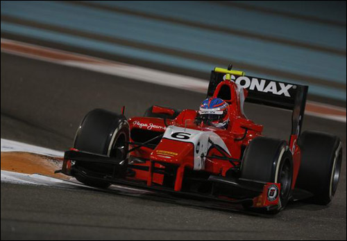 Рене Биндер в машине Arden Motorsport на тестах в Абу-Даби