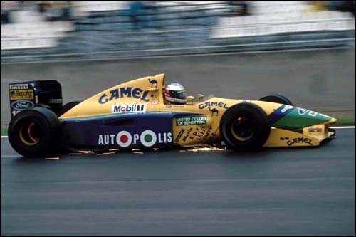Михаэль Шумахер на Гран При Испании 1991 года