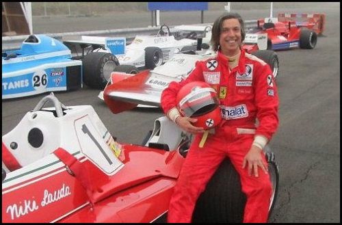 Мауро Пане на съёмках фильма Rush, фото F1 Passion