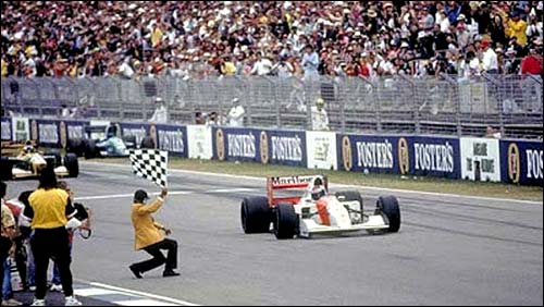 Финиш Гран При Австралии 1992 года