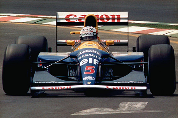 Найджел Мэнселл на Гран При Мексики 1992 года