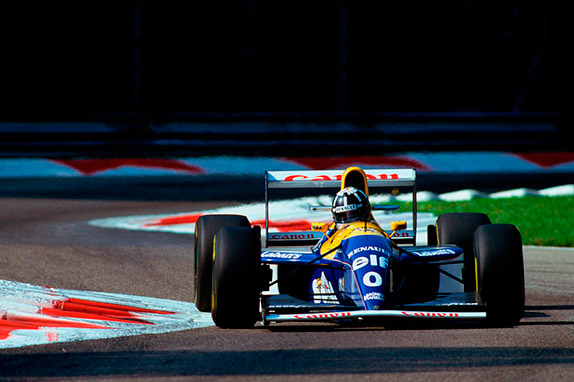 Деймон Хилл на Гран При Италии 1993 года