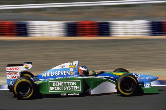 Михаэль Шумахер на Гран При Тихого океана 1994 года