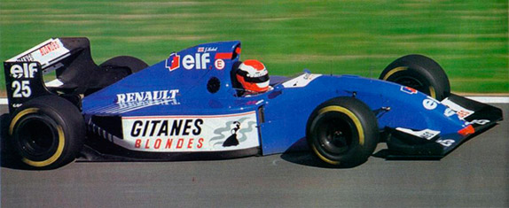 В Хересе Джонни Херберт провёл за Ligier только одну гонку