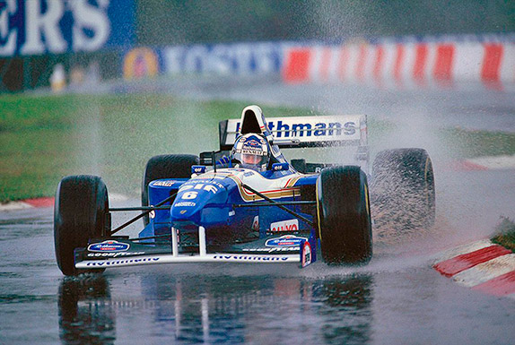 Дэвид Култхард на квалификации Гран При Аргентины 1995 года