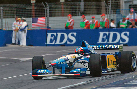 Михаэль Шумахер на Гран При Австралии 1995 года