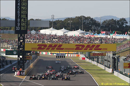 Старт Гран При Японии 2013 года