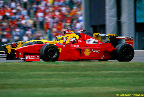 Ральф и Михаэль Шумахеры на Гран При Германии 1998 года
